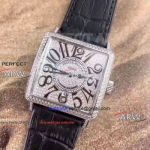 Perfect Replica Franck Muller Geneve Master Square Diamond Watch Arabic Markers